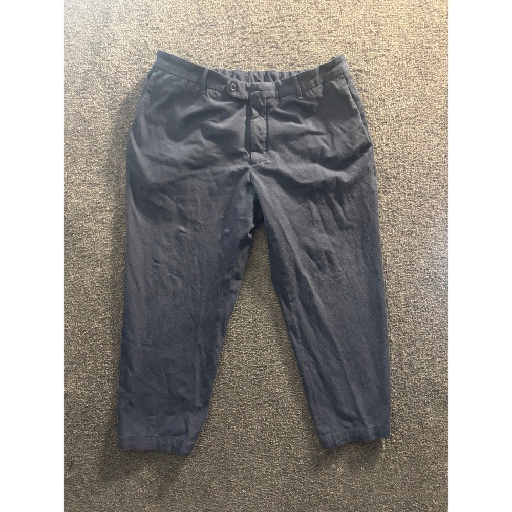 Incotex Slim Fit Pattern 30 Urban Traveller Pants Navy Blue Size‎ 54